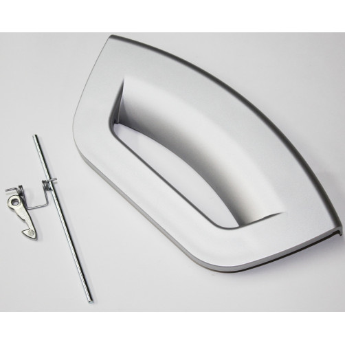 Ручка люка серебристая стиральных машин Ariston (Аристон) ALLUMINIUM FUTURA 291123