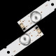 XY-224 Подсветка 5800-W40000-1P00 303SW400034 для ТВ Hyundai H-LED40F456BS2 / GoldStar LT-40T450F / Erisson 40LES70T2 , 40LES71T2 (комплект 8шт)