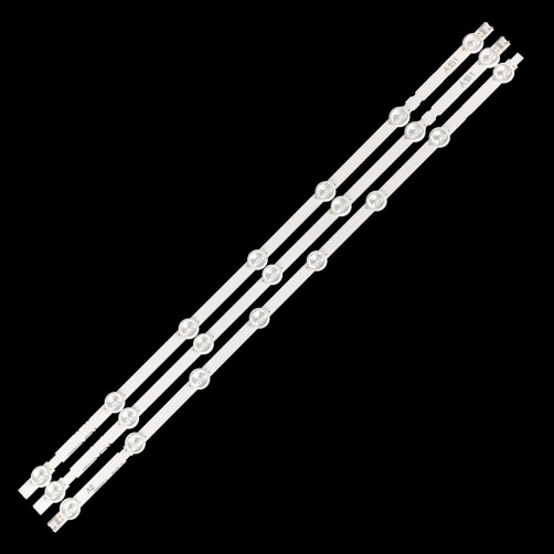 XY-0012-A2 LG 32LN 7+8LED В комплекте 2 планки по 7 светодиодов  (3V), 1 планка по 8 светодиодов  (3V)