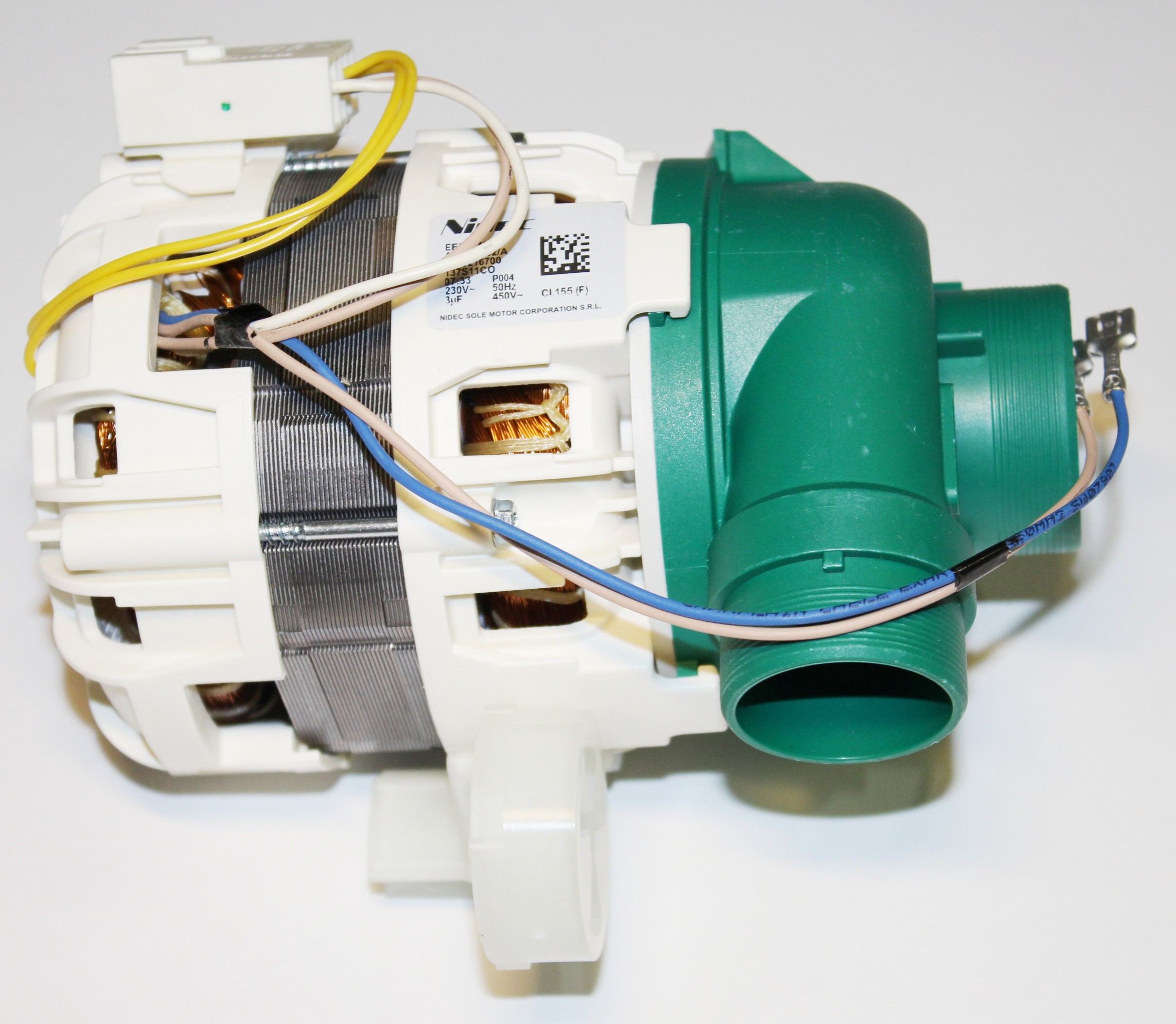 Циркуляционный насос NIDEC EB085D25/2T посудомоечных машин Electrolux (Электролюкс), Zanussi (Занусси), AEG (АЕГ) 140000397020, 140000696017,1113171027,1113171050,1113171043