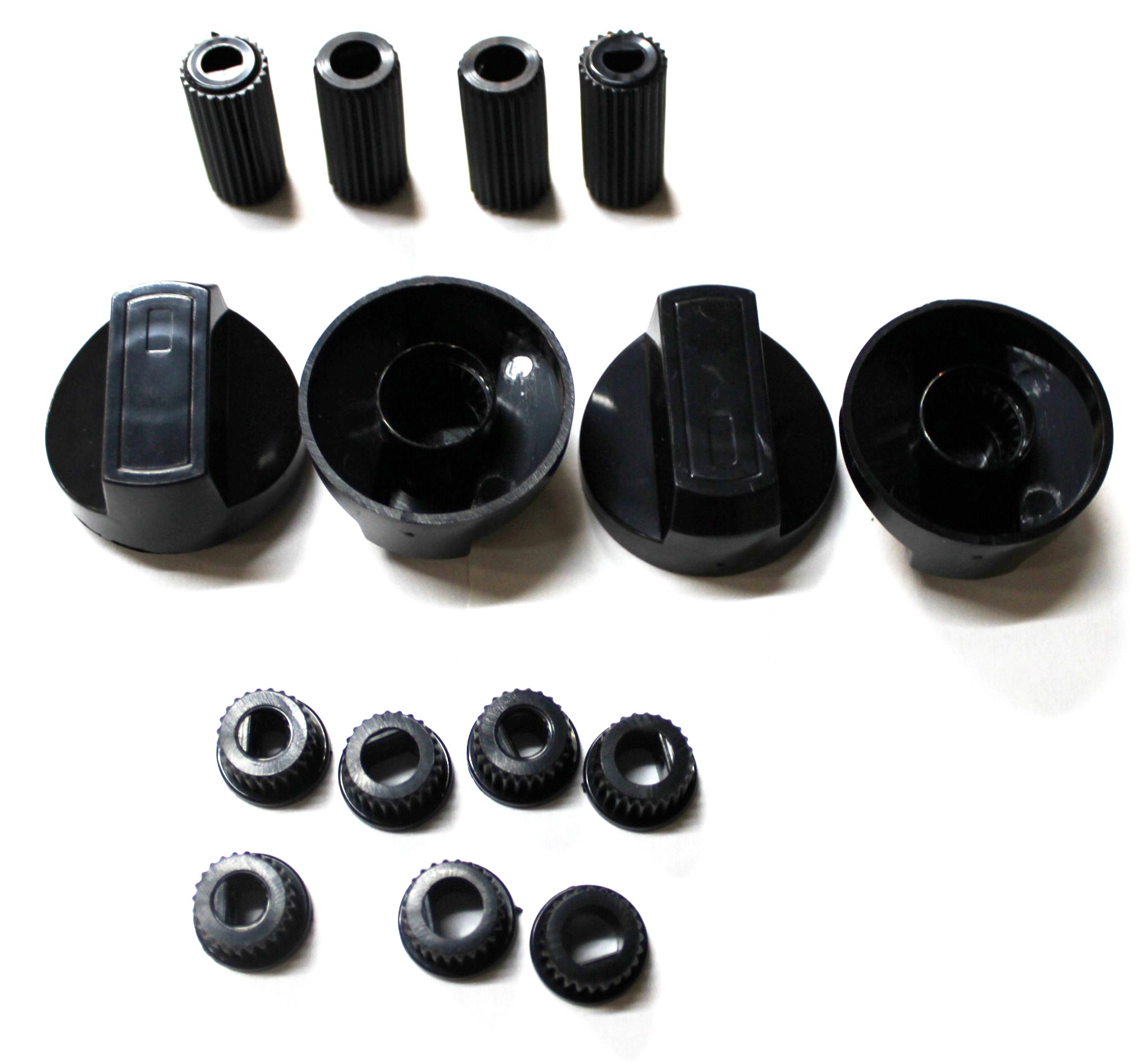 Ручки универсальные для плит, черные WL1034, 43CU010