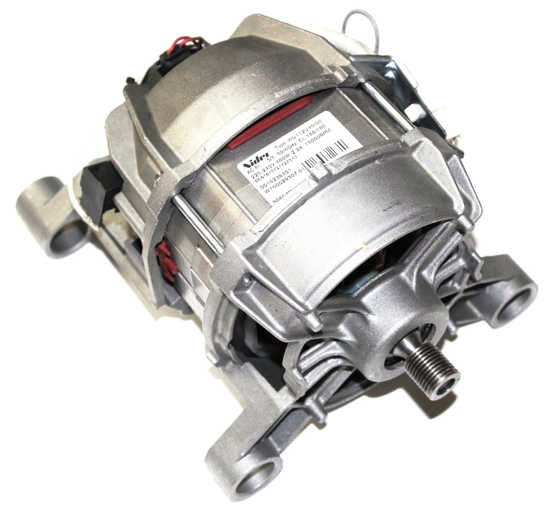 305161, CAD005 Двигатель стиральной машины длина 23.5см, крепление - три лапы