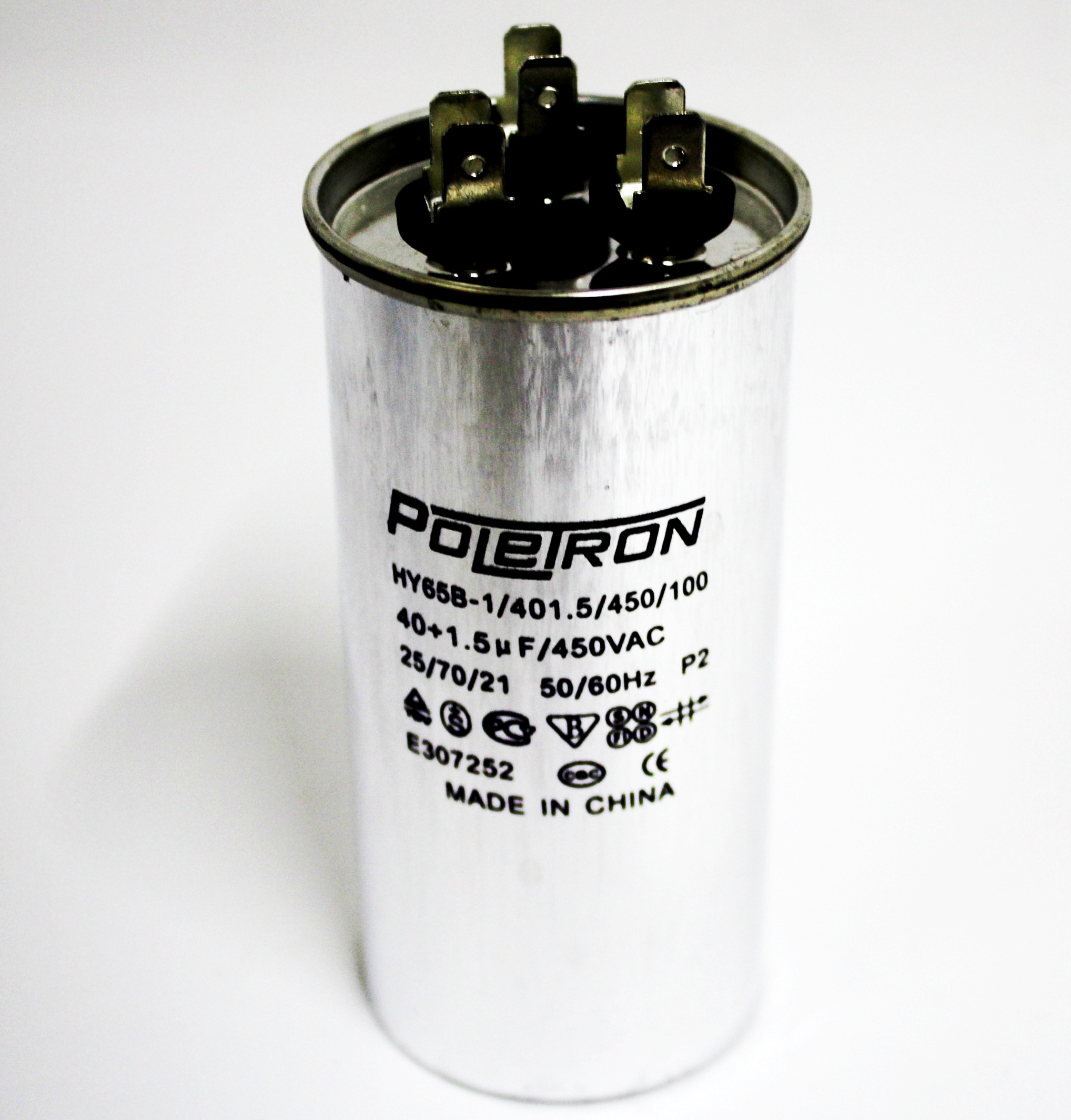 Конденсатор  40+1,5 мф 450V совмещенный. RF06B136