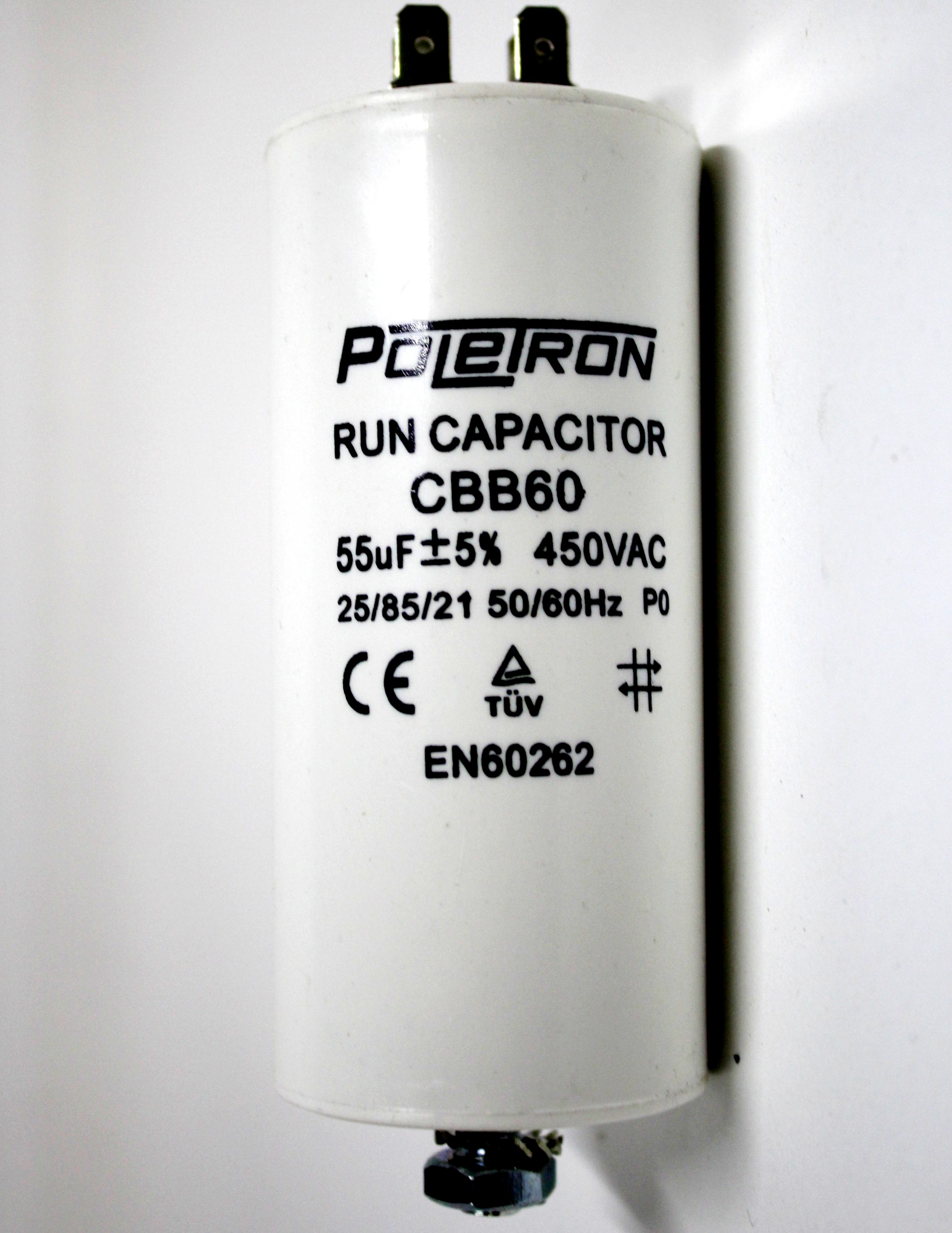 Конденсатор CAP 55 мф 450V. CAP536UN