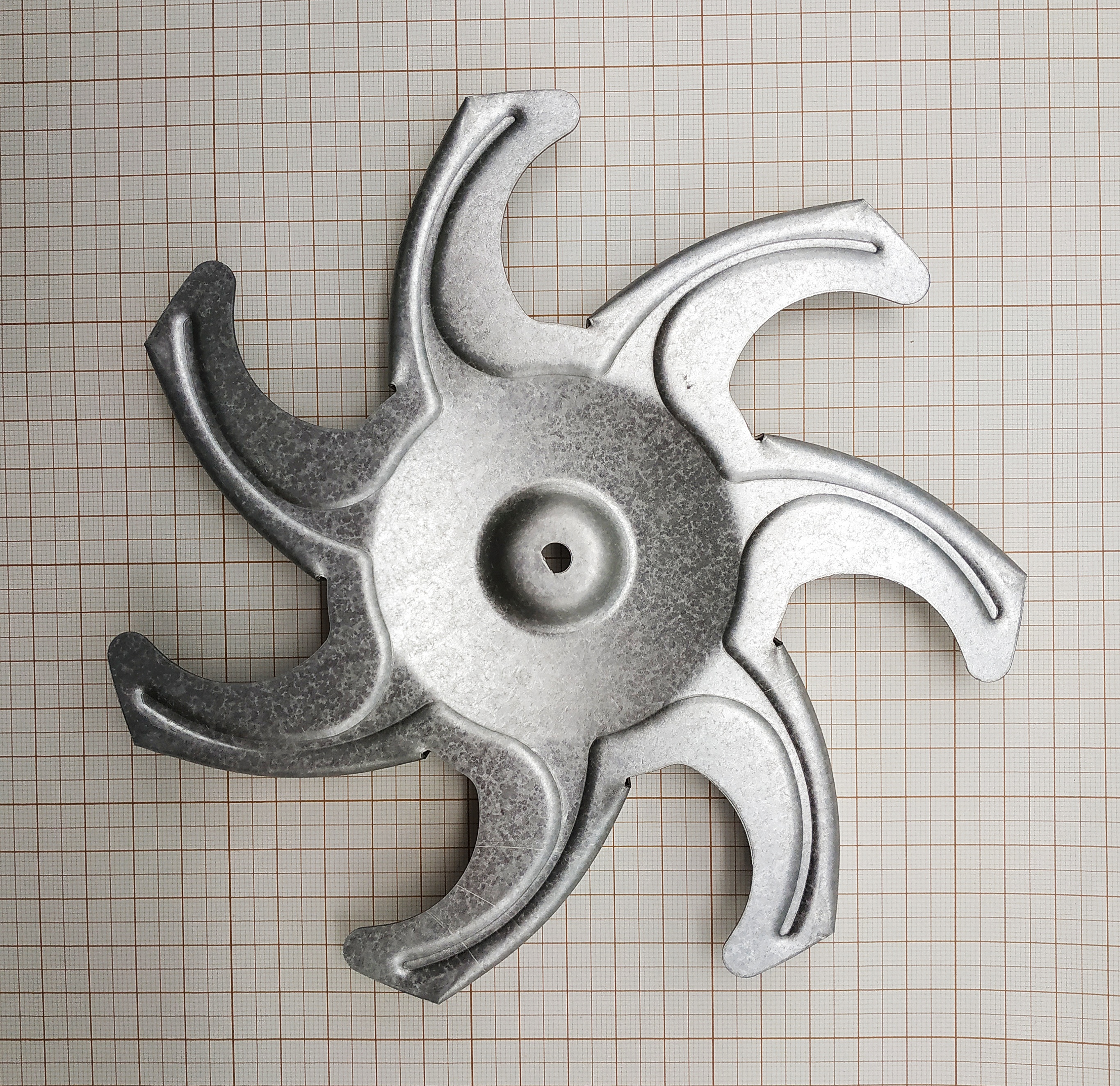 Крыльчатка вентилятора для духовки Beko. Диаметр: 180мм 217440103