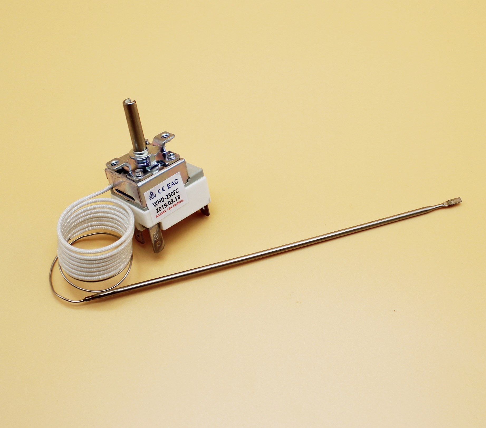 Термостат капиллярный духовки до 250 градусов код: WYF250AB зам: WHD-250FC, 040119