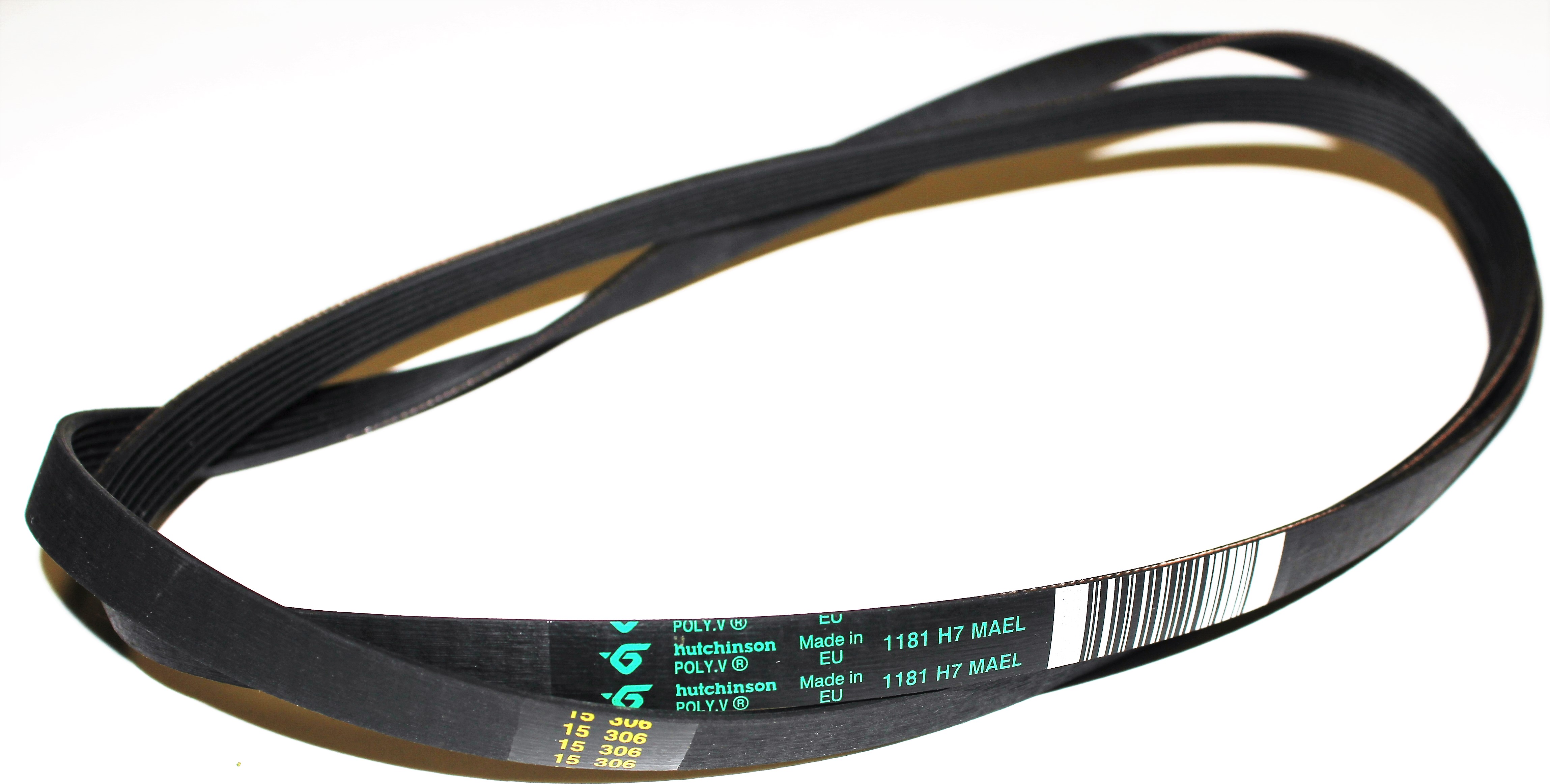 Ремень для стиральной машины 1181 H7 Indesit, Ariston, Hotpoint OAC059721, зам. 066521, 72118103, WN718, BLH116UN, BLH115U