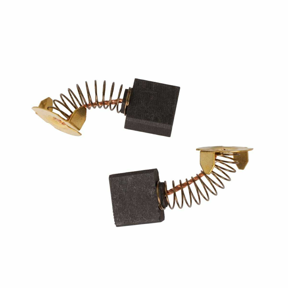 Комплект из двух угольных щеток для электроинструмента MAKITA (пружина, пятак-уши) SDM-28036