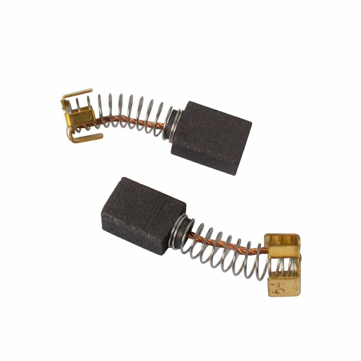 Комплект из двух угольных щеток для электроинструмента MAKITA (пружина, пятак-уши) SDM-28045