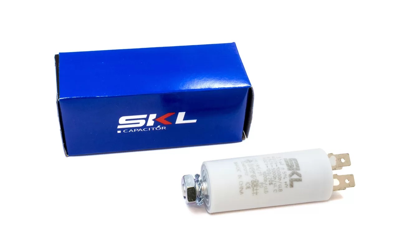  CAP506UN Конденсатор пусковой 3.5 мкФ, 450V, с креплением винт SKL
