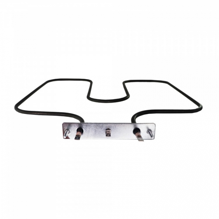  401408 ТЭН духовки 1200W, нерж, L357х327мм, 2 вершины, Ш-образный, 73мм, нижний, Gefest, 230V