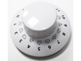  267555 WASH TIMER KNOB WHITE PW ARSF 513048