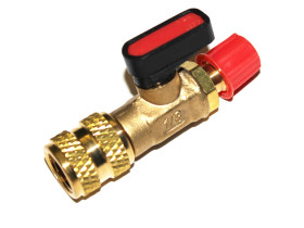 BC01 Переходник на R410 с краном на 1/4