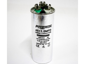  RF06B138 *Конденсатор  45+1,5 мф 450V совмещенный