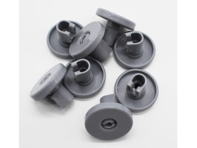  DWB902ZN Комплект роликов корзины ПММ 8шт. Electrolux, Zanussi, AEG 50286965004 50269971003, 50269757006, 50286964007, 50278102004, DWB900ZN