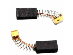 Комплект из двух угольных щеток для электроинструмента MAKITA (пружина, пятак-уши) SDM-28047