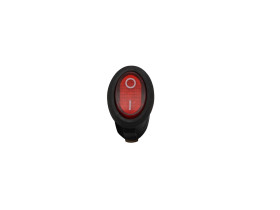 KN034 6А 250V 10А 125V Кнопка овальная