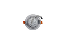 Лампа Белая Круглая с ЭПРА в комплекте 3W 85-265 V Диаметр 104 мм, толщина 42 мм . Холодный свет. 