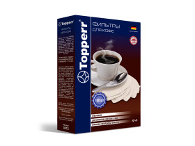 Фильтр бумажный для кофеварок №4 (100шт.), отбеленный