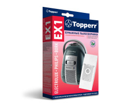  EX 1 Topperr Пылесборник для пылесоса Electrolux Clario,Excellio,Oxygen, 5 шт.в ед.