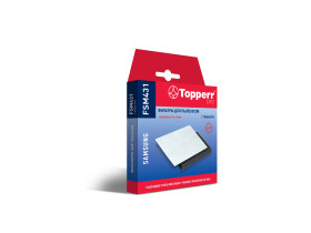  FSM 431 Topperr Комплект фильтров для пылесосов Samsung SC43..,SC44..,SC45..,SC47..,SC18M..,VCDC..,V