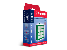  FEX 1 Topperr Hepa-фильтр для пылесосов Electrolux, Philips,Zanussi, AEG (EFH12, FC8031, FC8038)