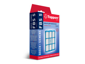  FBS 5 Topperr Фильтр для пылесосов Bosch, Siemens (00095771, 00618907)
